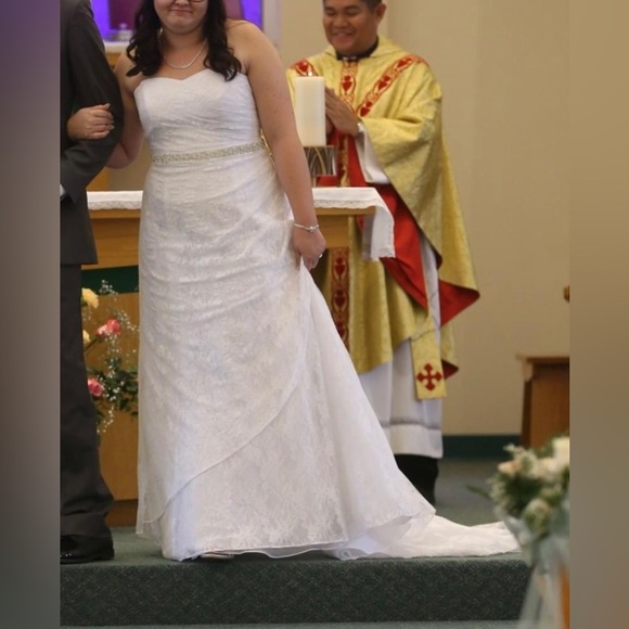 David’s Bridal Wedding Dress - Picture 5 of 8